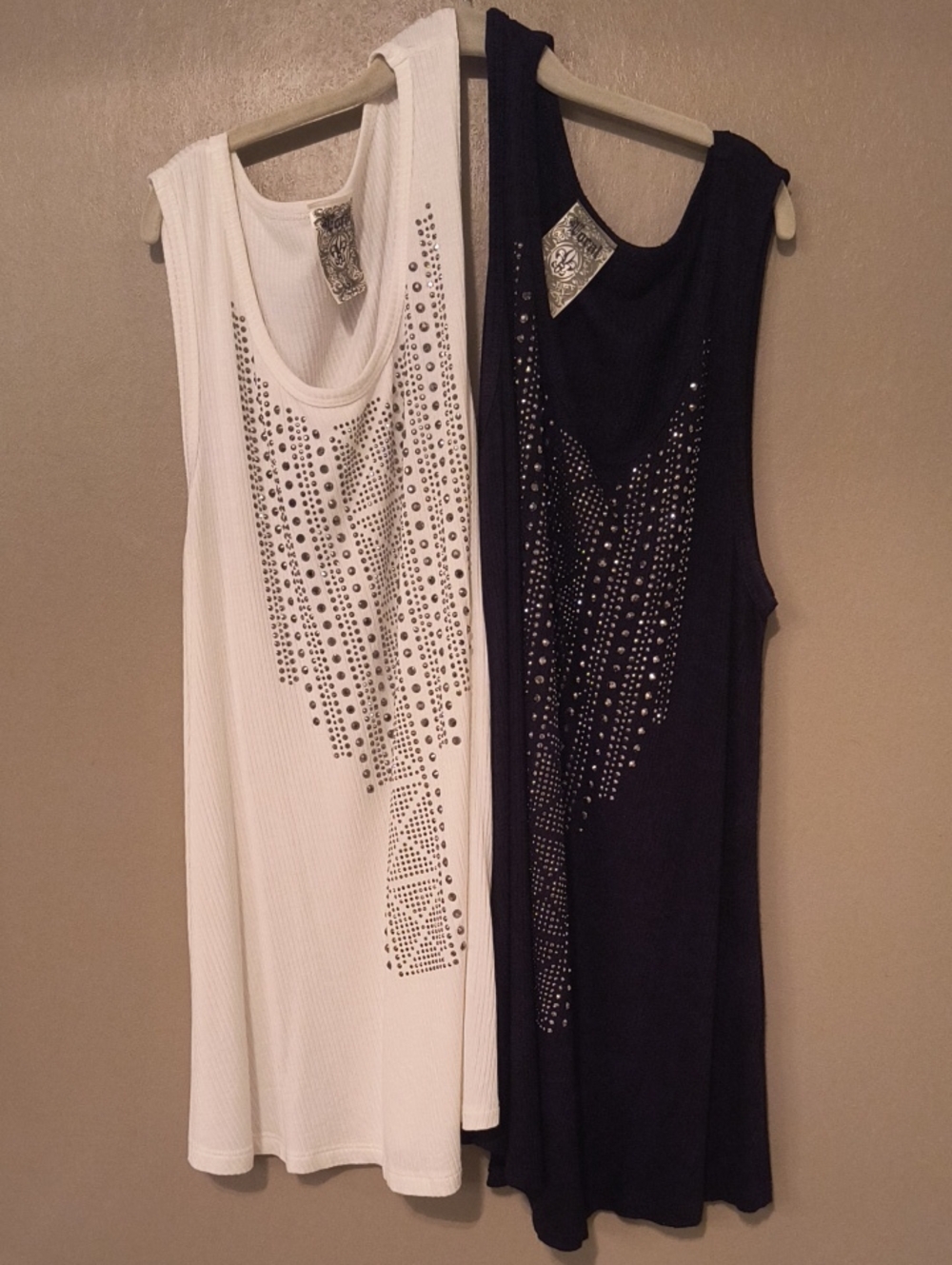 Vocal Studded Tank Tops